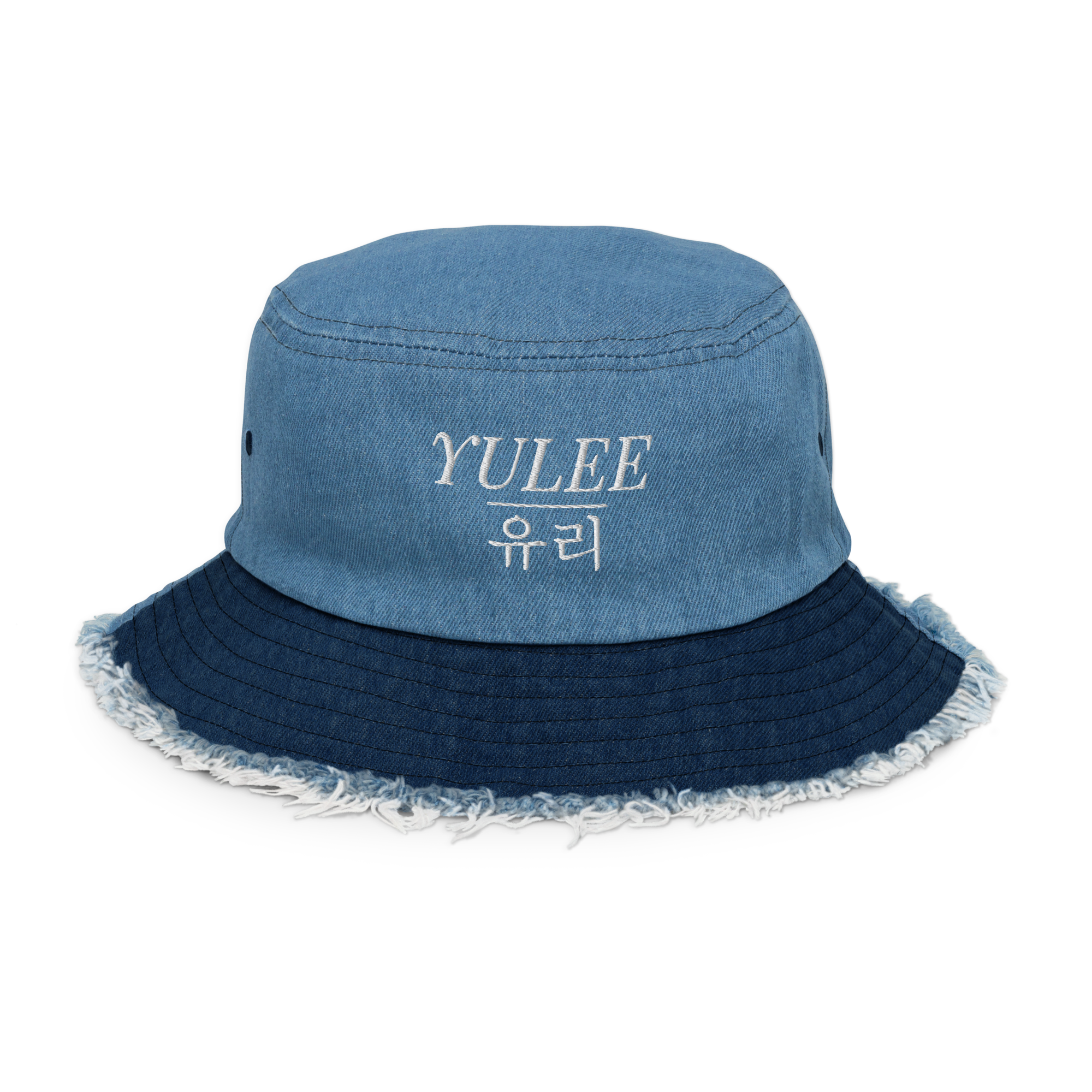 YULEE | 유리 Distressed Denim Bucket Hat